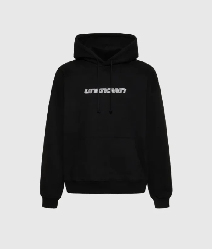 Unknown Iced Out Style Dagger Hoodie Black (3)