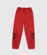 Unknown London Dagger Joggers Red (2)