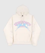 Unknown Puff Print Logo Hoodie Pink (1)