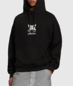 Unknown Snake & Dagger Cotton Blend Hoodie Black (1)