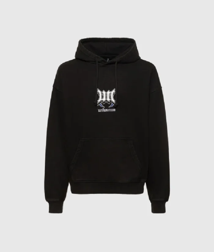 Unknown Snake & Dagger Cotton Blend Hoodie Black (3)