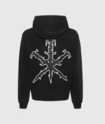 Unknown Vintage Tribal Dagger Cotton Hoodie Black (1)