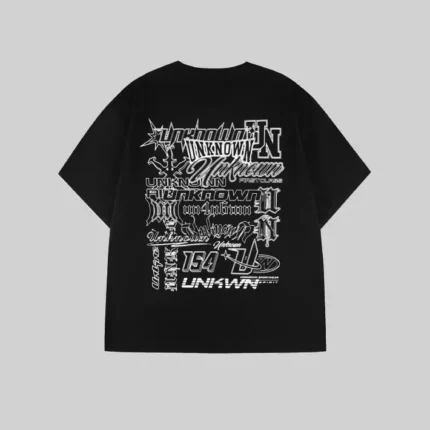UNKNOWN LONDON Multi Logo T Shirt