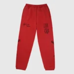 Unknown London Dagger Joggers Red
