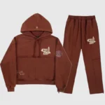 Unknown London Panelled Tracksuit Brown