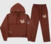 Unknown London Panelled Tracksuit Brown