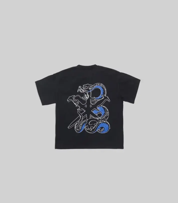 Unknown London T Shirt Schlange und Dolch Unknown London T Shirt Schlange und Dolch